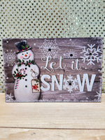 Snowman LED Block Decor (6 Styles)