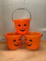 Pumpkin Face Trick-or-Treat Bucket or Basket