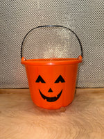 Pumpkin Face Trick-or-Treat Bucket or Basket