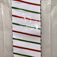 Red and Green Ribbons Cello Bag