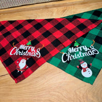Buffalo Plaid Holiday Dog Bandana