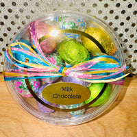 Premium Pure Milk Chocolate Easter Eggs - 12 ct