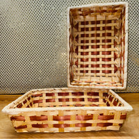 Rectangular Bamboo Basket 10x7