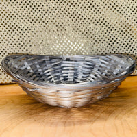 Oval Bamboo Basket 9x6 (4 Colors)