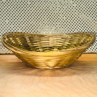 Oval Bamboo Basket 9x6 (4 Colors)