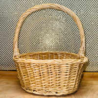 Vanilla Tight Wicker Basket