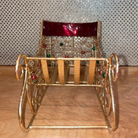 Gold Wire Sleigh (3 sizes)