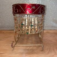 Gold Wire Sleigh (3 sizes)