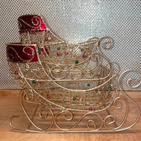 Gold Wire Sleigh (3 sizes)