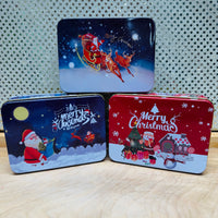 Santa Rectangular Box Tin (3 Styles)