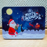 Santa Rectangular Box Tin (3 Styles)