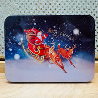 Santa Rectangular Box Tin (3 Styles)