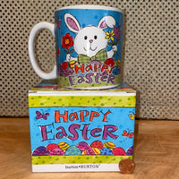 Happy Easter Mug with Bunny 13oz