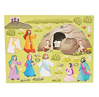 He Is Risen Easter Sticker/Scene Activity