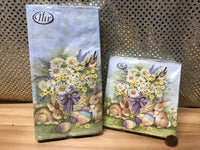 Easter Bunnies Beverage Napkins