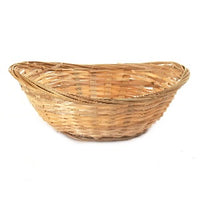 Oval Bamboo Basket 9x6 (4 Colors)