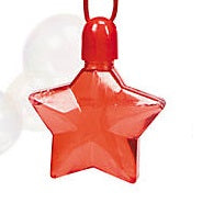 Star-Shaped Bubble Bottle Necklace