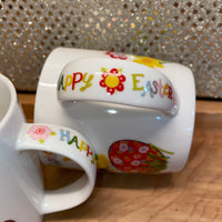 Happy Easter Mug with Eggs 12oz