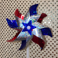 Metallic Patriotic Pinwheel