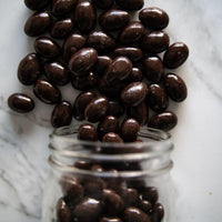 dark chocolate almonds