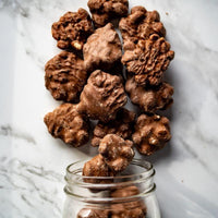Chocolate Peanut Caramel Clusters