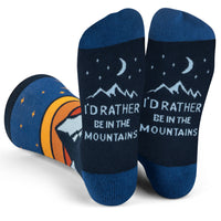 
              I'd Rather Be In The Mountains Socks
            