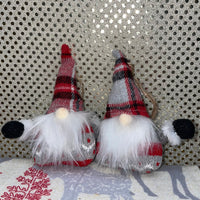 
              Gnome Sitter/Ornament Plaid Hat
            