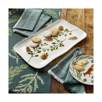 
              Pinecone Sprig Rectangular Platter
            
