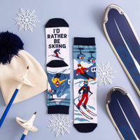 
              I'd Rather Be Skiing Socks (CO Edition)
            