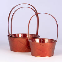 
              Red or Gold Metal Basket (3 sizes)
            