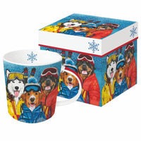 Dogs Ski Mug