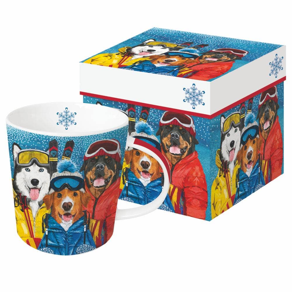 Dogs Ski Mug