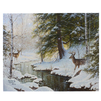 Deer in Woods Light-up Print