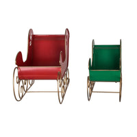 
              Metal Merry Sleigh Container (2 Sizes)
            