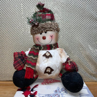 Snuggled Snowman Sitter