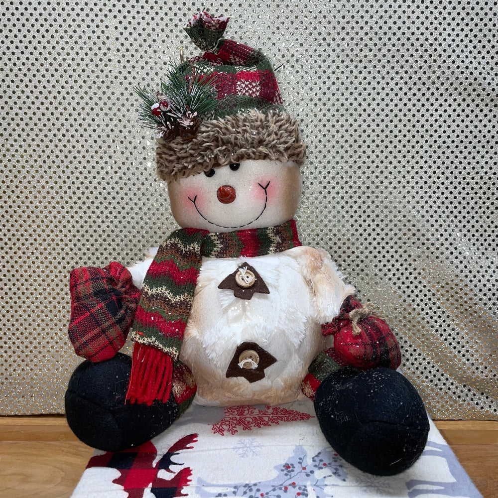 Snuggled Snowman Sitter