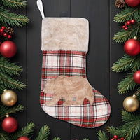
              Red-Green Plaid Christmas Stockings
            