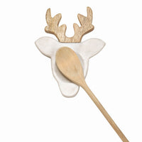 Marble Deer Spoon Rest