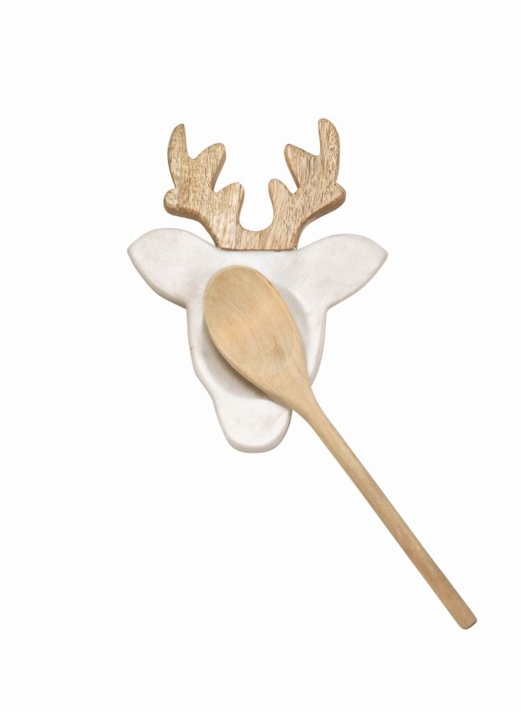 Marble Deer Spoon Rest