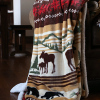 Hinterland Sherpa Fleece Throw