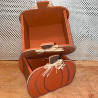 
              Wooden Pumpkin Basket
            