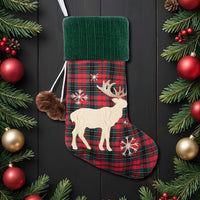 Christmas Silhouette Embroidered Stockings