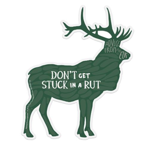 Your True Nature Elk Sticker