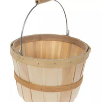 Barrel Basket Wood Handle - M