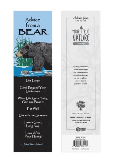 Your True Nature Bear Bookmark
