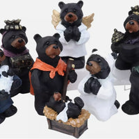 Bear Nativity - 8 Pc