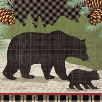 Black Bears Beverage Napkins