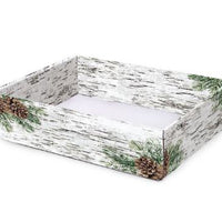 Birch and Pine Decorative Corrugated Tray