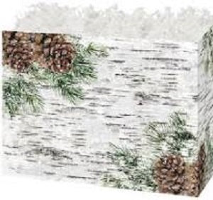 Birch and Pine Basket Box - MEDIUM ONLY