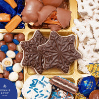 Blue Snowflake Holiday Tin